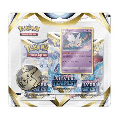 Pokemon TCG - Sword & Shield - Silver Tempest - 3-Pack Blister - Togetic