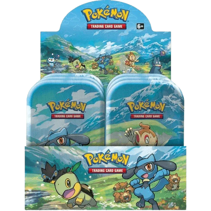 Pokemon TCG - Sword & Shield - Sinnoh Stars - Mini Tin - Display Case (10x Tins)