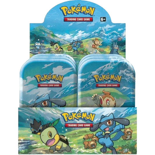 Pokemon TCG - Sword & Shield - Sinnoh Stars - Mini Tin - Display Case (10x Tins)
