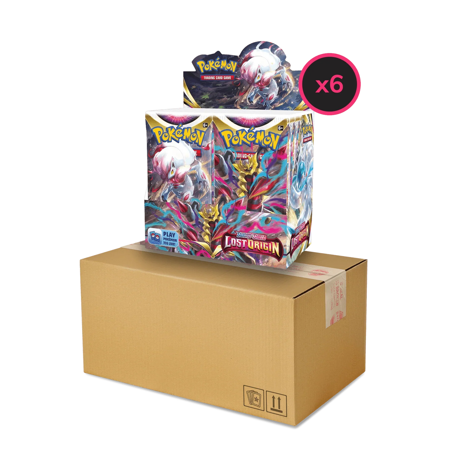 Pokemon TCG - Sword & Shield - Lost Origin - Display Case (6x Booster Boxes)