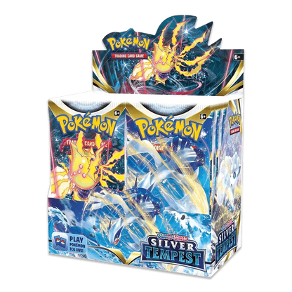 Pokemon TCG - Sword & Shield - Silver Tempest - Display Case (6x Booster Boxes)