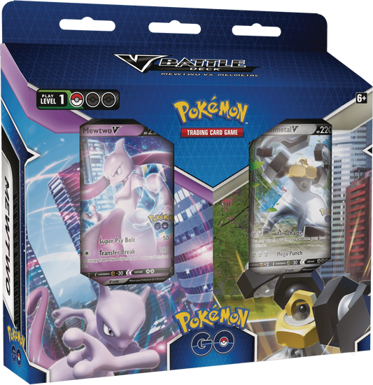 Pokemon TCG - Sword & Shield - Pokemon GO - V Battle Decks - Mewtwo vs Melmetal