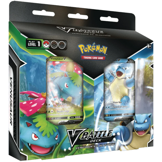 Pokemon TCG - Sword & Shield - Venusaur vs Blastoise V Battle Deck