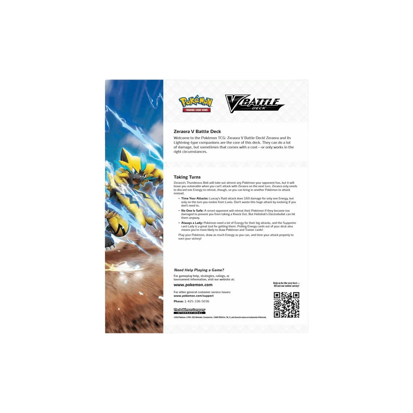 Pokemon TCG - Sword & Shield - Zeraora V Battle Deck