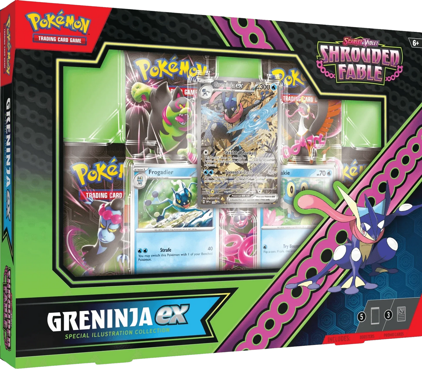 Pokemon TCG - Scarlet & Violet - Shrouded Fable - Greninja ex Special Illustration Collection Box