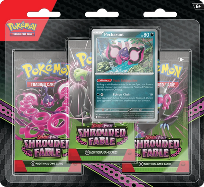 Pokemon TCG - Scarlet & Violet - Shrouded Fable - 3-Pack Blister