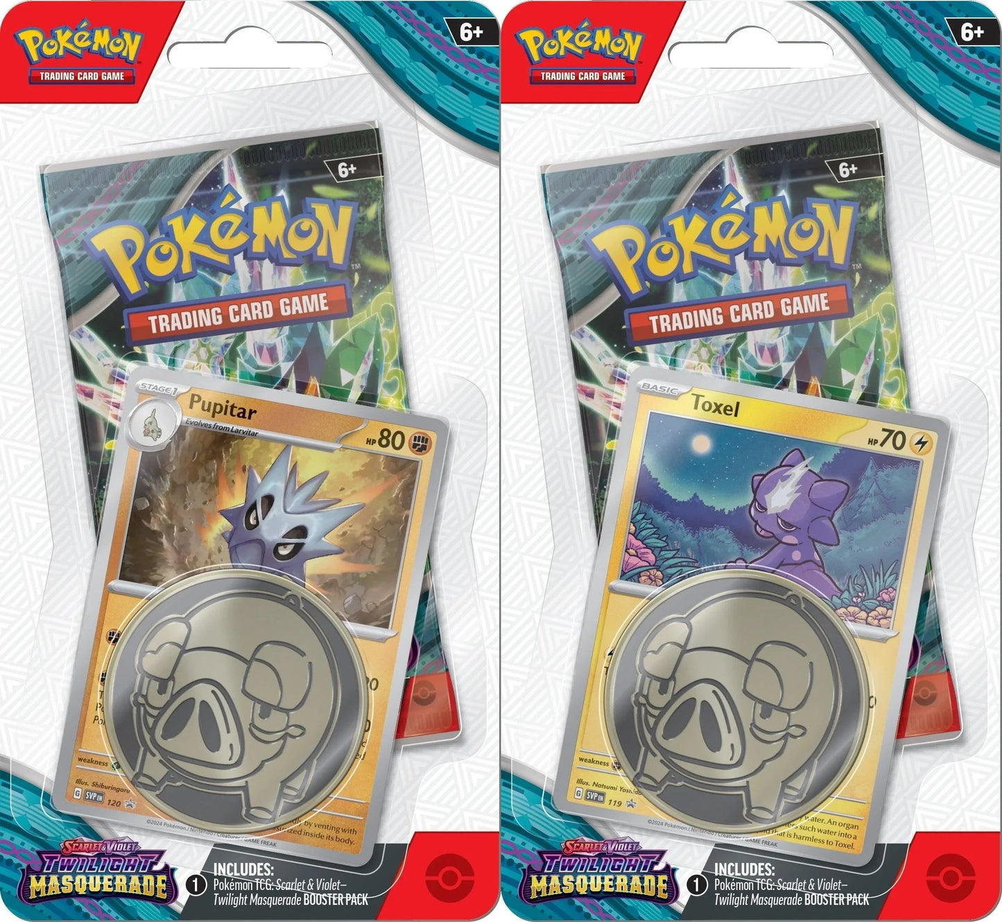 Pokemon TCG - Scarlet & Violet - Twilight Masquerade - Checklane Blister Pack