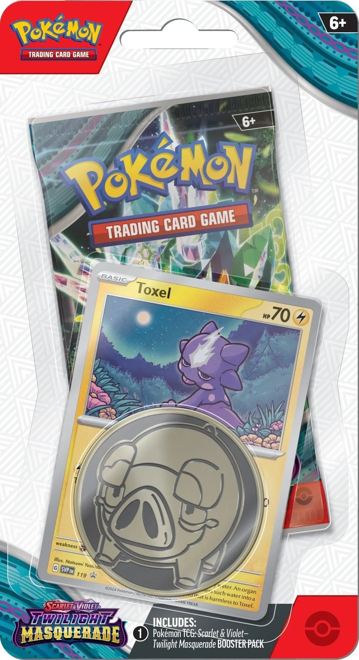 Pokemon TCG - Scarlet & Violet - Twilight Masquerade - Checklane Blister Pack